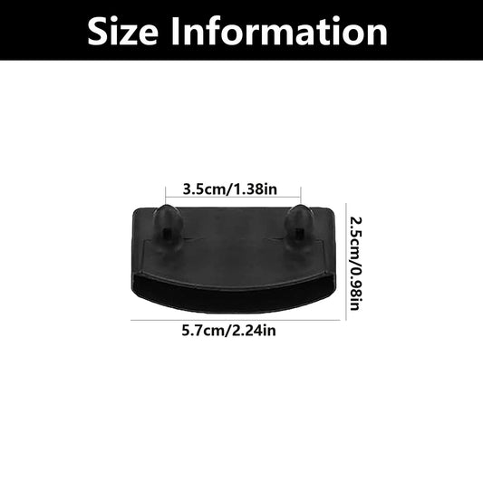 12 PCS Plastic Bed Slat Holders, Bed Slat Caps, Reusable Plastic Beds Slat Holders, Easy to Install for Single, Double and King Size BedsBlack