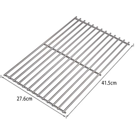 Onlyfire Replacement BBQ Stainless Steel Cooking Grates Fit for Tepro Toronto, Schwarz Model Grills,Set of 2