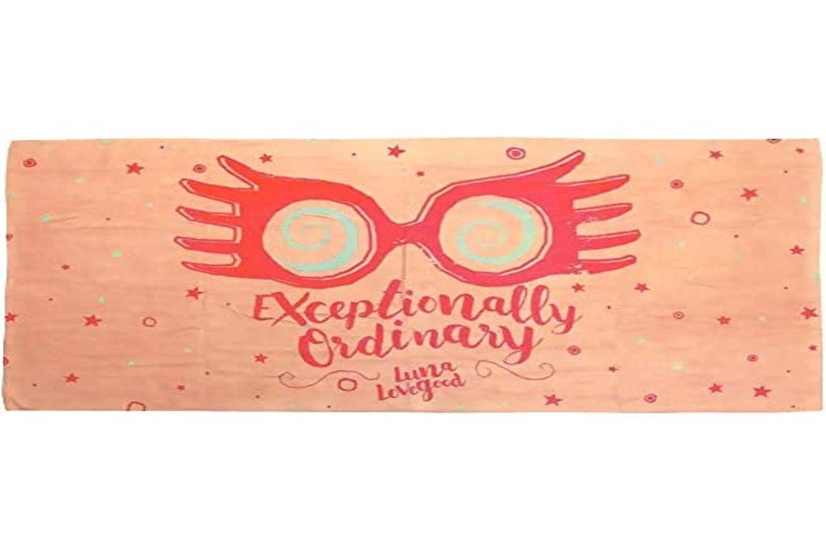 Groovy Uk Harry Potter Luna Lovegood Beach Bath Towel, 150 cm Length x 75 cm Width, Pink