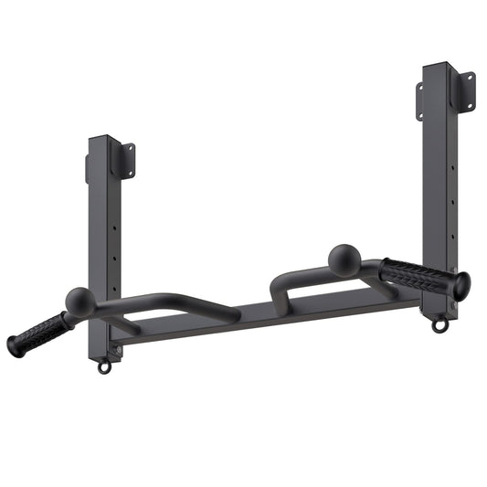 Kipika Multifunctional Joist Mounted Pull Up Bar, 4 Levels of Height Adjustment, Multi-Angle Grip, Chin Up Bar Joist Mount, Home Gym Workout Strength