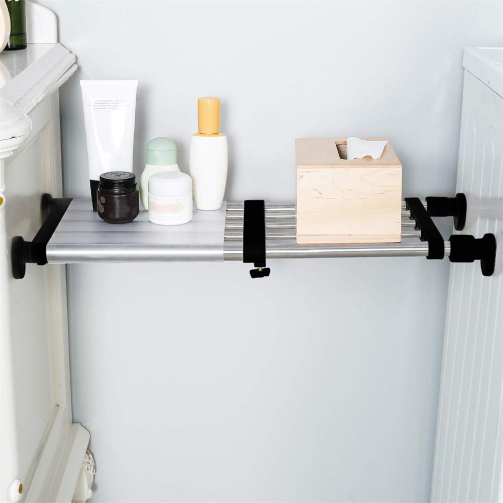 BAOYOUNI Expandable Closet Shelf Tension Rod Storage Rack