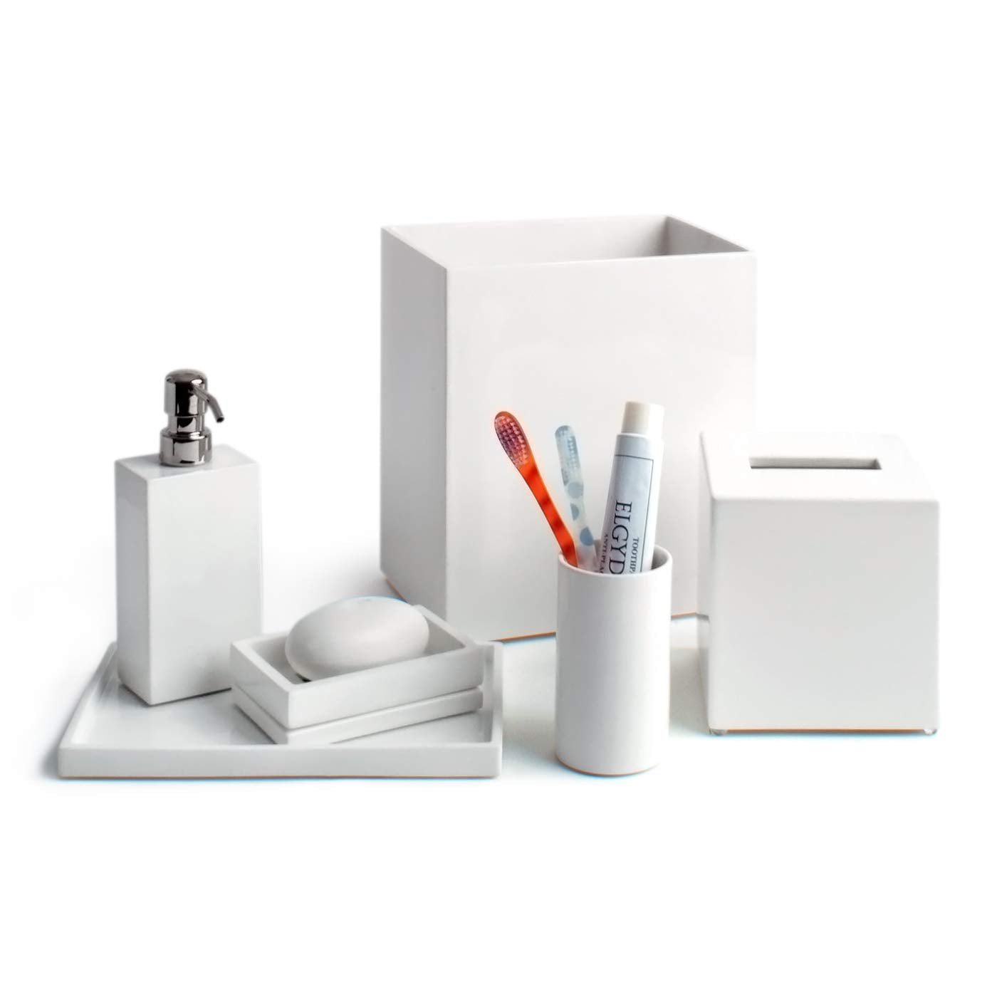 Jonathan Adler Now House Soap Dish, Lacquer, White, One Size