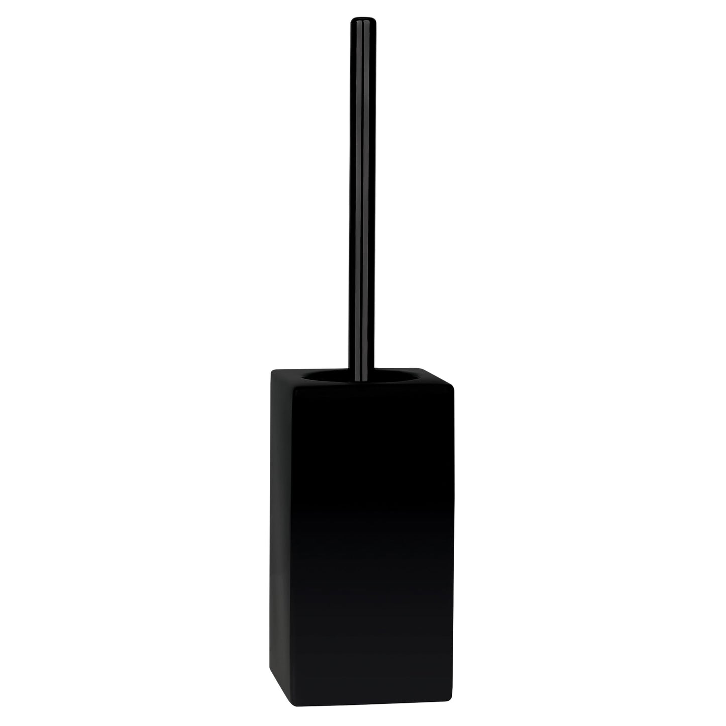 Spirella Quadro Stoneware Toilet Brush 11.5 x 45 cm Matt Black
