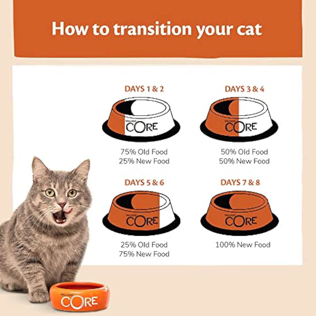 Wellness CORE Sterilised Ocean, 300g, Salmon, Dry Cat Food for Sterilised / Indoor Cats, Grain-Free, High Fish Content, Protein-Rich, Supports Healthy Skin & Shiny Coat