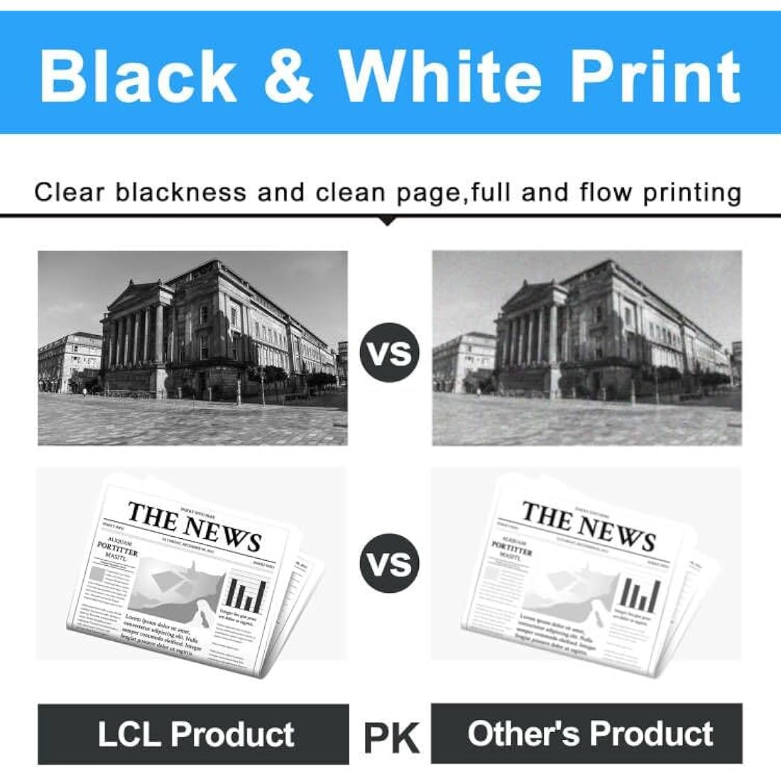 LCL Compatible Toner Cartridge (With CHIP) 59A CF259A CF259X Replacement for HP LaserJet Pro M404 M404dw M404dn M404n M428 M428dw M428fdw M428fdn Pro M304 M428M Enterprise M406 M406dn M430 M430f