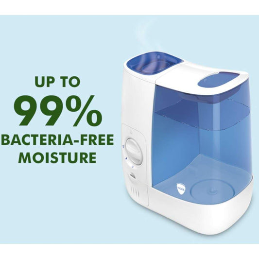 Vicks Warm Mist Humidifier - 3.8 litre tank - More comfortable sleep and easy breathing - Up to 99% Bacteria-Free mist - Rooms up to 37m2 - Bedroom