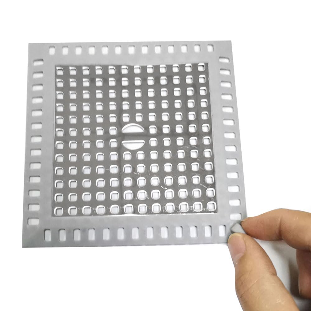 1 PCS Shower Drain Hair Catcher Cover for Bathroom, 122 x 122mm