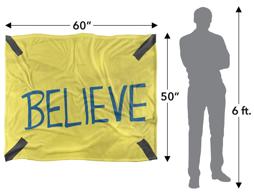 TED LASSO Blanket, 152 x 127 cm Believe Poster Silky Touch Super Soft Throw Blanket
