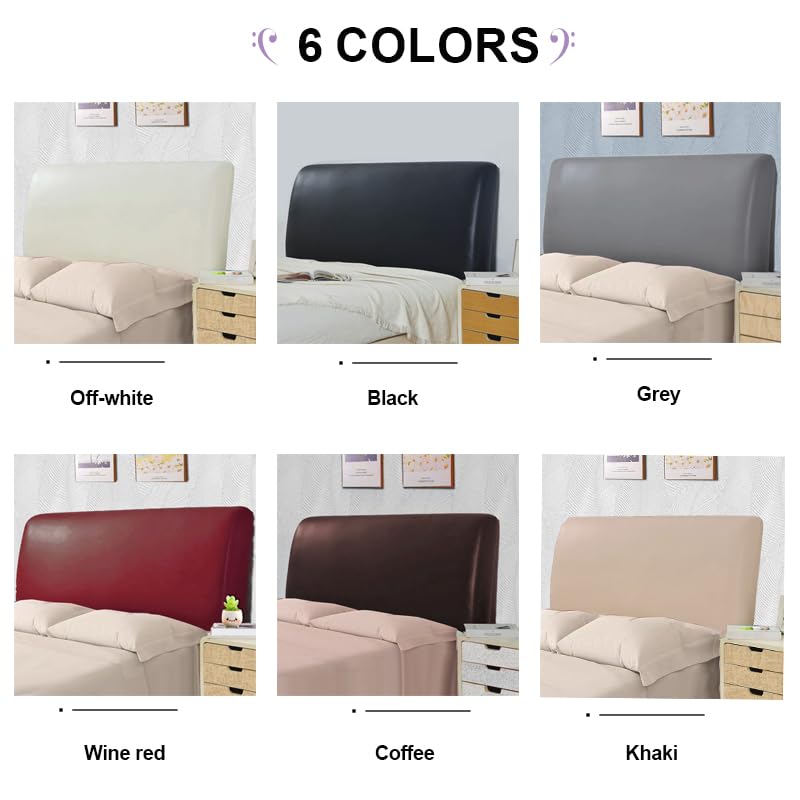 Bestenrose Headboard Cover for Double King Size Bed Waterproof Pu Cover