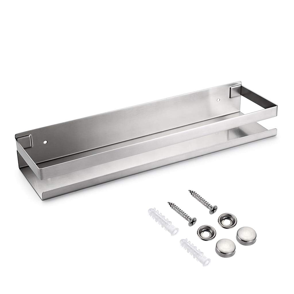 SUMNACON Bathroom Corner Storage Shelf Stainless Steel Bathroom Accessory Caddy Shelves Wall Mounted Bathroom Shower Organiser Storage Rack for