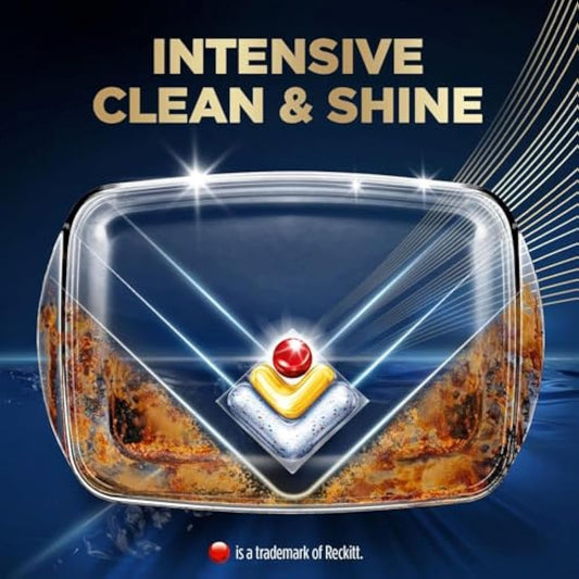 Finish Ultimate Plus Infinity Shine Dishwasher Tablets Bulk | Scent : Lemon | Size: 105 Dishwasher Tabs |for Superb Clean and Diamond Shine