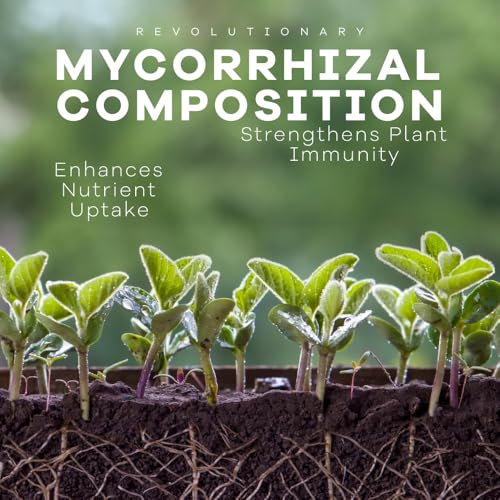 DYNOMYCO Granular Mycorrhizal Fungi Inoculant, 200g /7oz – Boosts Root Growth, Yields & Nutrient Uptake – 900 Propagules/g, Concentrated Granules, & OMRI Listed – Biofertilizer for Plant Growth