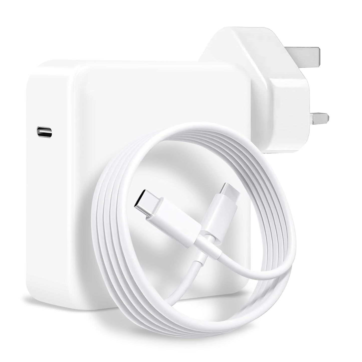 YHNXCD 100W USB C Laptop Charger Compatible With MacBook pro/Air, M1 M2 M3 M4, ipad Pro, Samsung Galaxy and All USB C Device, Include Charge Cable