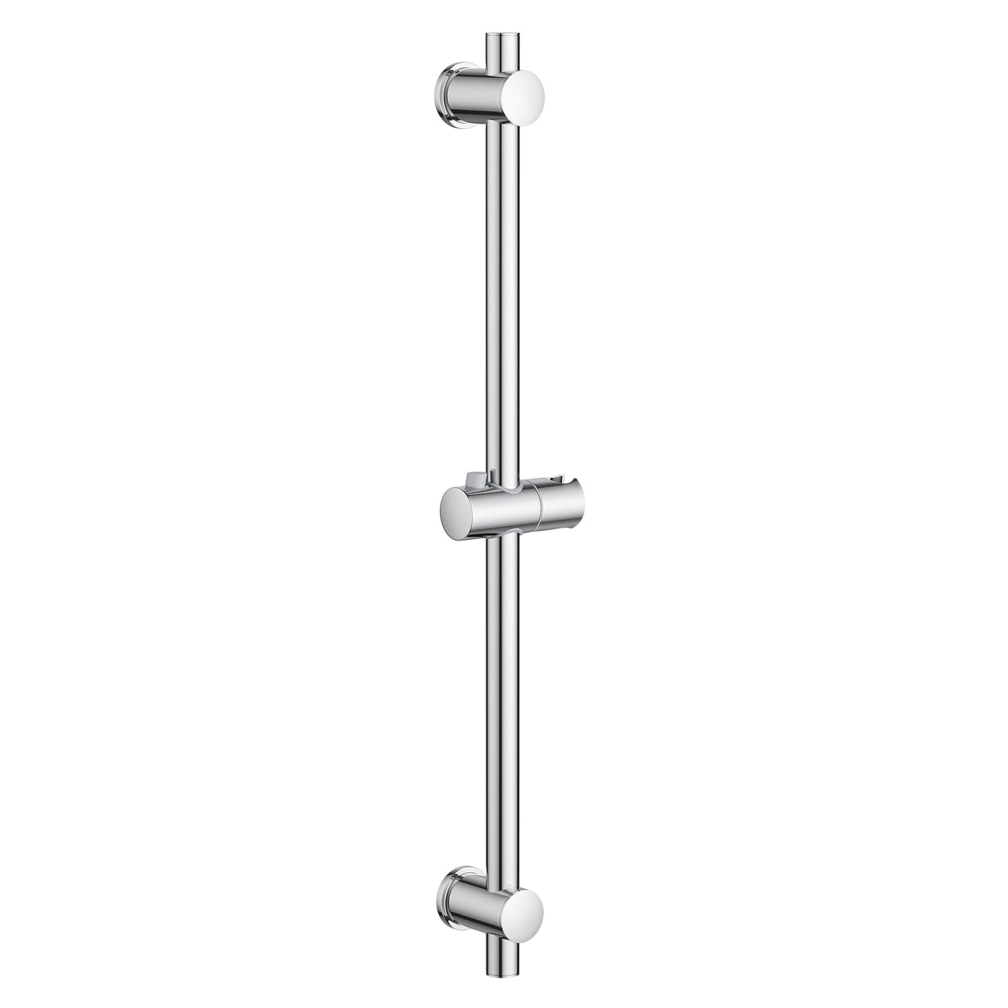 MORADO Shower Riser Rail, 68cm Wall Mounted Bathroom Shower Rod with Adjustable Shower Head Holder,Stainless Steel Polished Finish