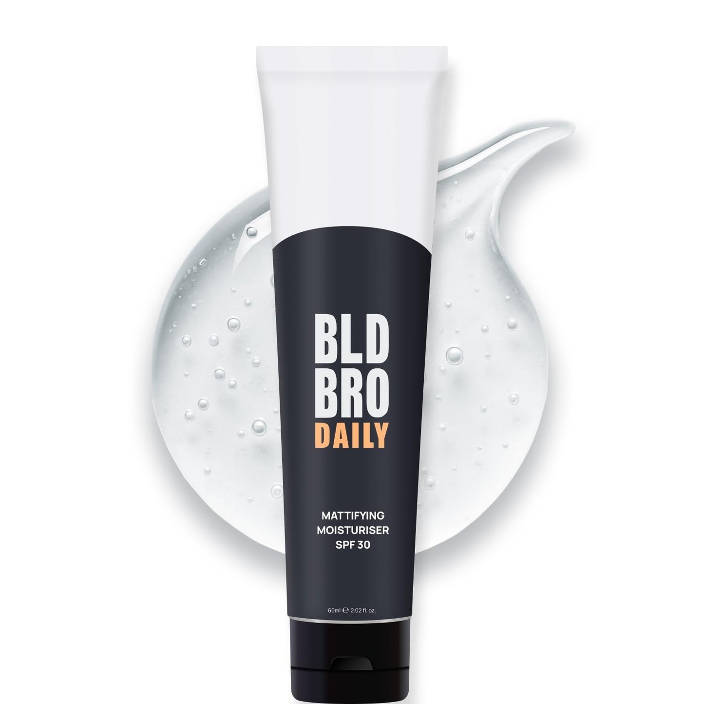 BLD BRO Daily SPF 30 for Bald Men ? Mattifying Gel Moisturiser with UVA/UVB Protection ? Hydrating, Fast-Absorbing & Shine-Free ? 60 ml