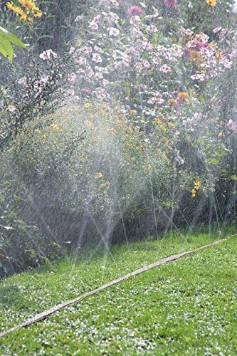 Gardena Sprinkler Hose: Fine Sprayer for beds, Borders and Narrow Areas, Length 15 m, Ready for Connection, Brown, can be Shortened or Extended
