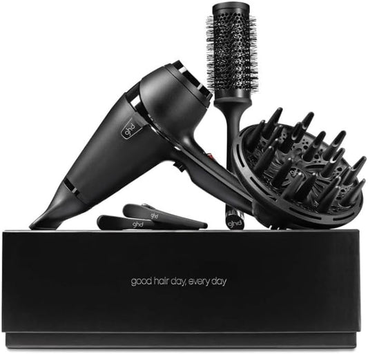 ghd Air Hair Dryer - Salon-Finish, 2X Faster Dying, Reduced Frizz - for All Hair Types (UK Plug)