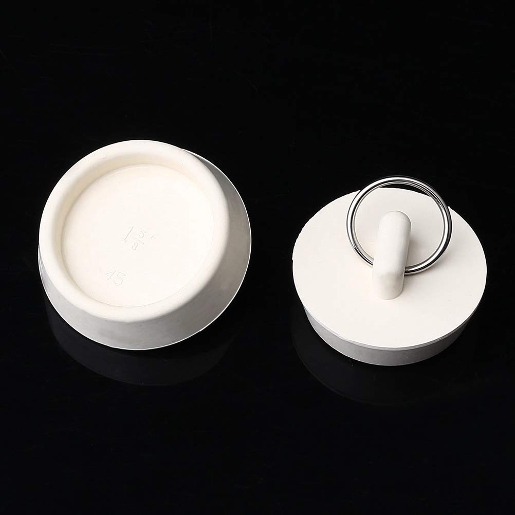 nuoshen 4 Pcs Bath Plugs,Sink Plug Rubber Drain Stopper