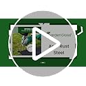 GardenGlossยฎ Garden Pegs Stakes Made of Anti-Rust Steel (25 Pack) - 6โณ Length, 1โณ Width, ร 0.12โณ - Strong Ground Pegs for Membrane, Fence & Camping
