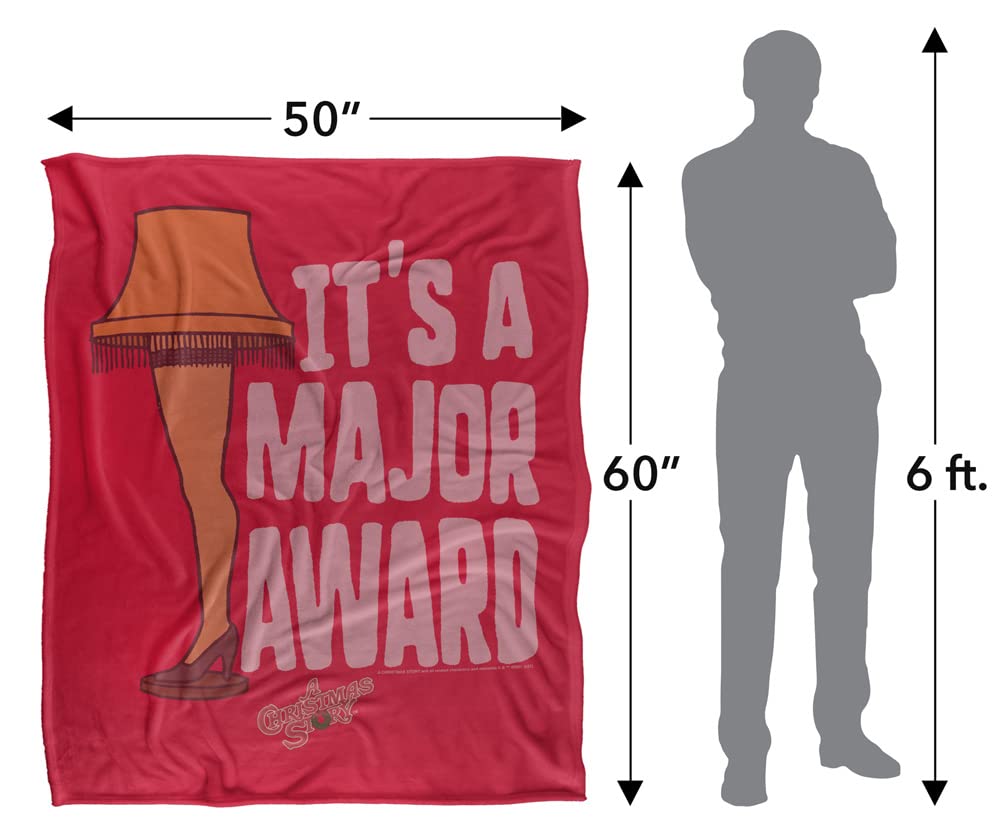 A CHRISTMAS STORY Blanket, 152 x 127 cm Major Award Leg Lamp Silky Touch Super Soft Throw Blanket