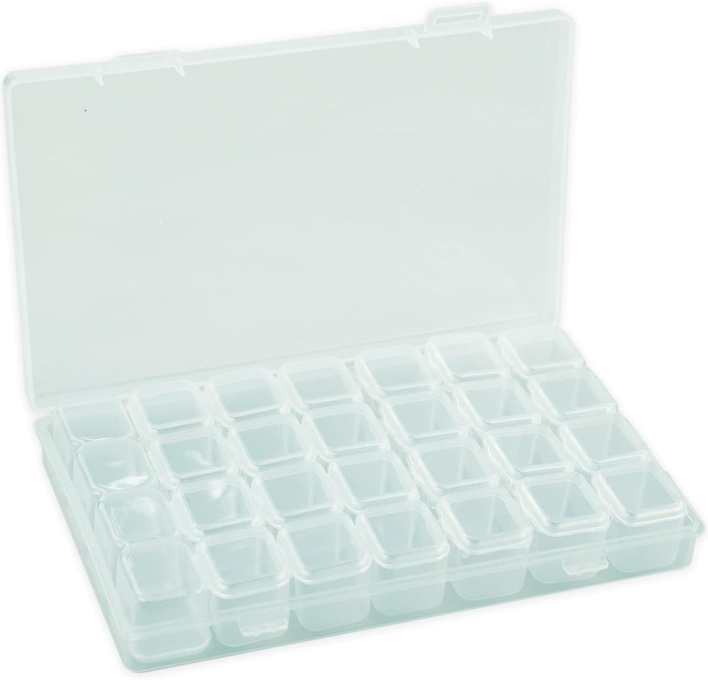ZHIGAOLTDDENG Art Storage Boxes,28 Grids Diamond Painting Accessories,Diamond Accessories Crystal Storage Box Embroidery Bead Boxes Organiser Case