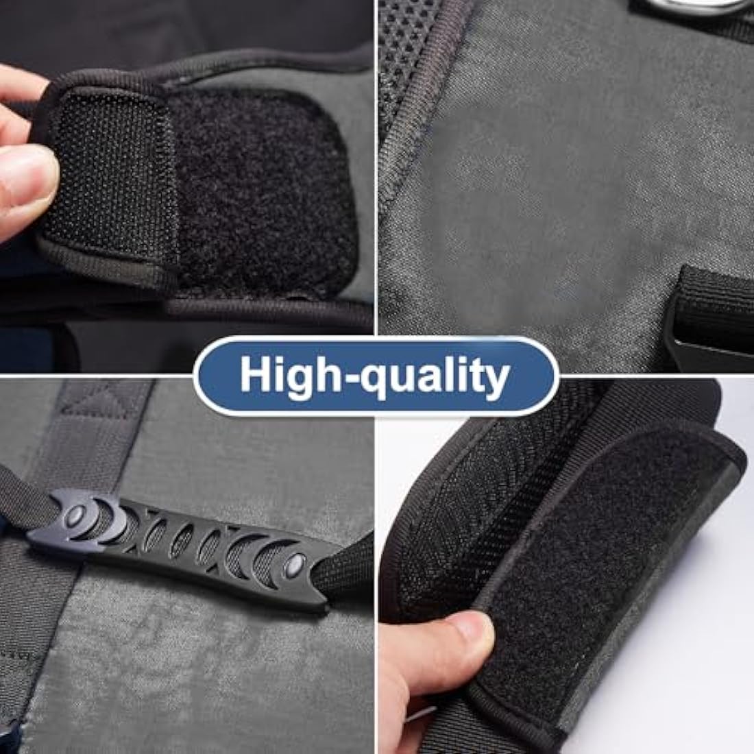 Coodeo Dog Lift Harness, Support & Recovery Sling, Pet Rehabilitation Lifts Vest Adjustable Breathable Straps for Old, Disabled, Joint Injuries, Arthritis, Paralysis Dogs Walk (Grey,2XLarge)
