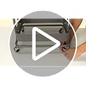 Amazon Basics 3-Tier Rolling Utility or Kitchen Cart - Charcoal