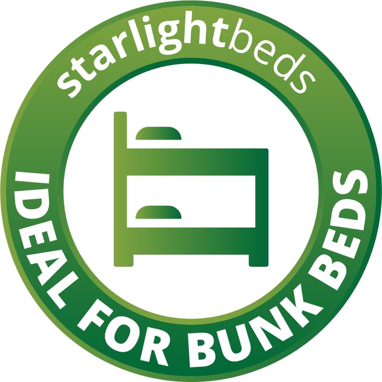 Starlight Beds Ltd Luxury Single Spring Mattress 3ft x 6ft3 (90 x 190 cm) Spring Mattress