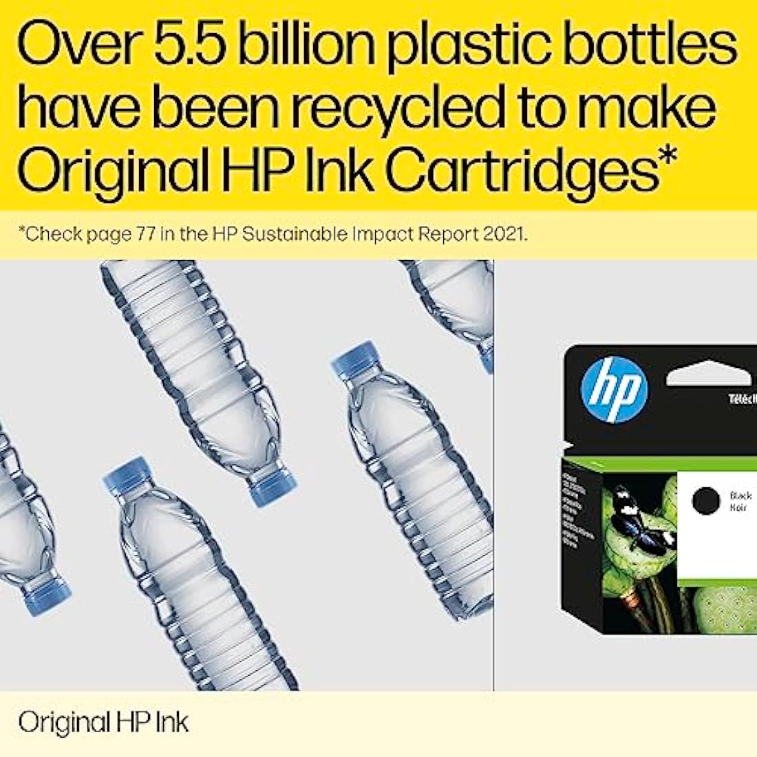 HP T6N02AE 303 Original Ink Cartridge, Black, Single Pack (Packaging May Vary)
