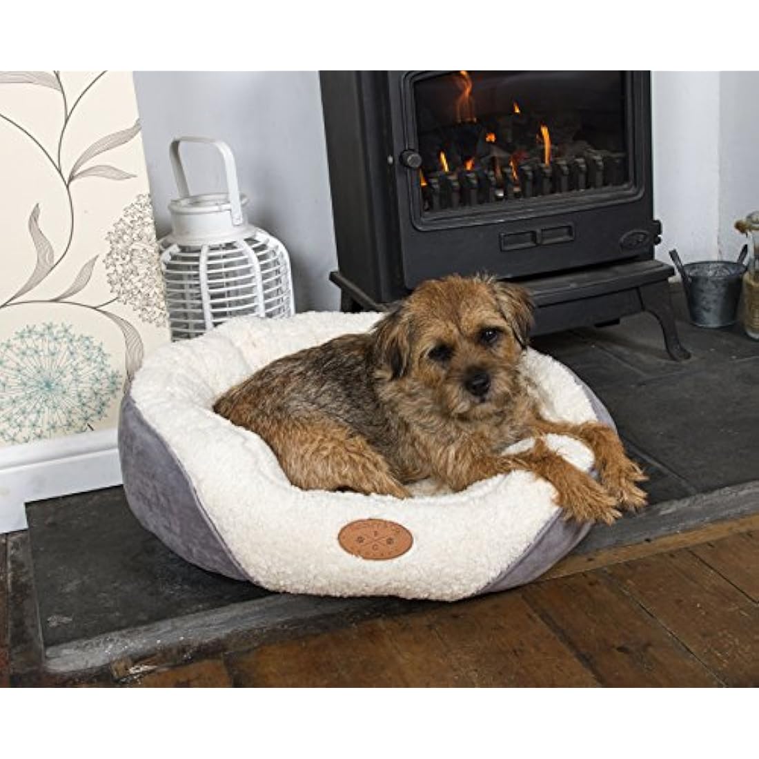 Banbury & Co Luxury Small Cosy Cat/Dog Bed, Small,GREY