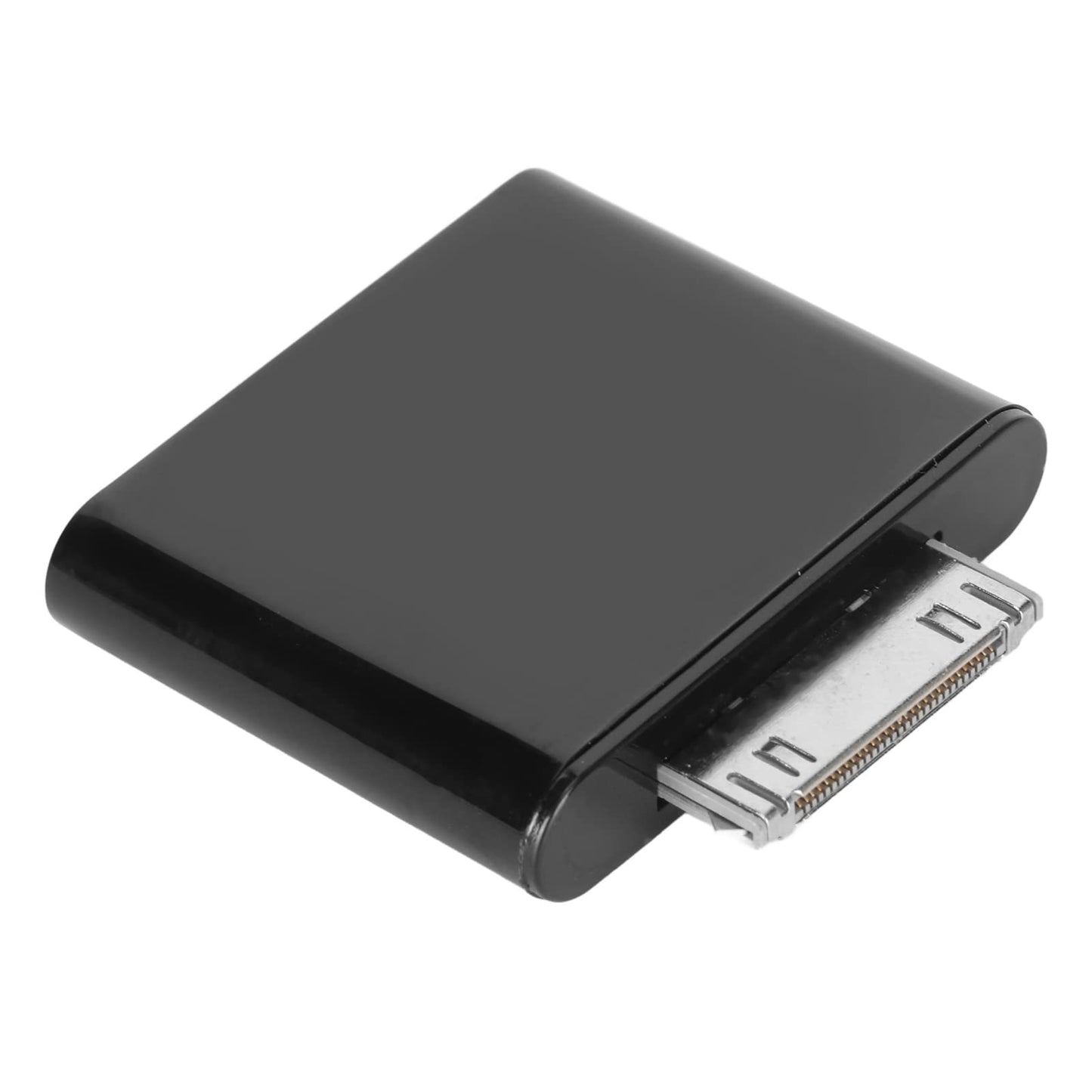 Wireless Sound Bluetooth Adapter for Home Speakers, Transmits TV Audio, 30 Pin Bluetooth Transmitter with Plug and Play (Black)