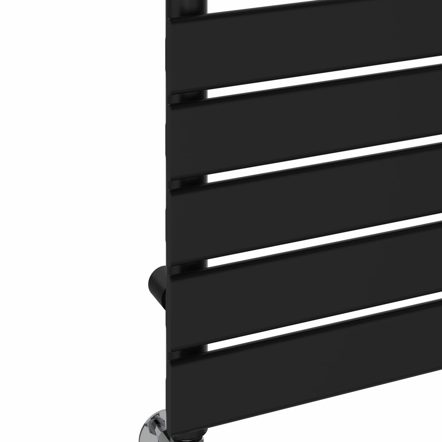 NRG 1800 x 600mm Flat Panel Heated Towel Rail Bathroom Rad Radiator Black