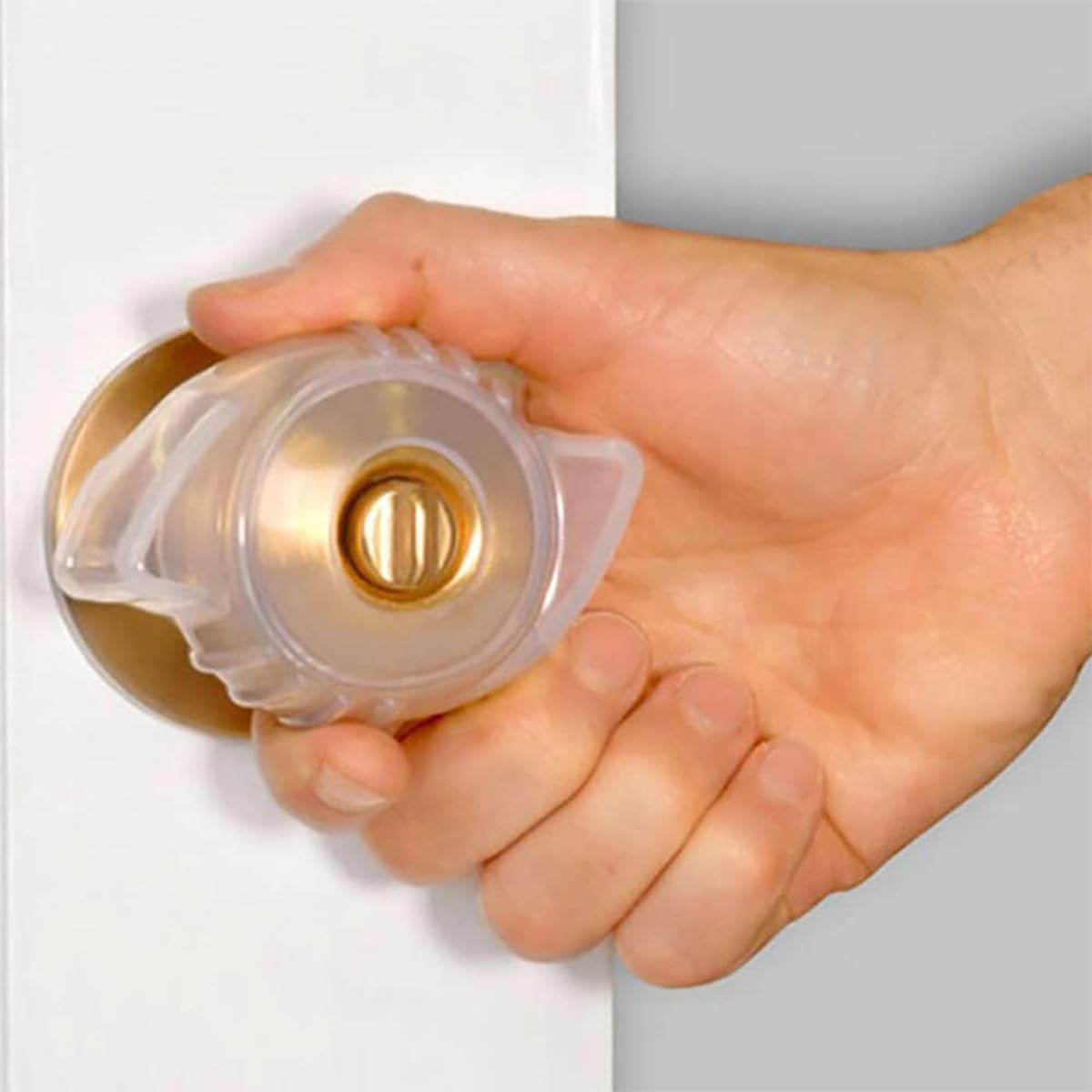 Namvo 3pcs Luminous Door Handle Gloves – Thickened Silicone Crash Pad, Soft Grip Protector for Round Door Knobs, Ideal for Home, Bedroom