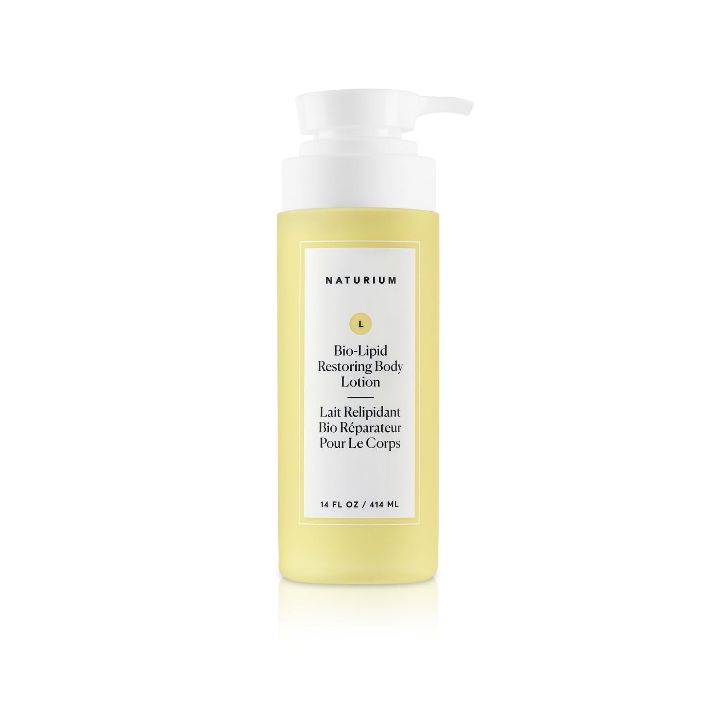 Naturium Bio-Lipid Restoring Moisturising Body Lotion with Shea Butter, Fragrance Free | 14 FL OZ /414 ML