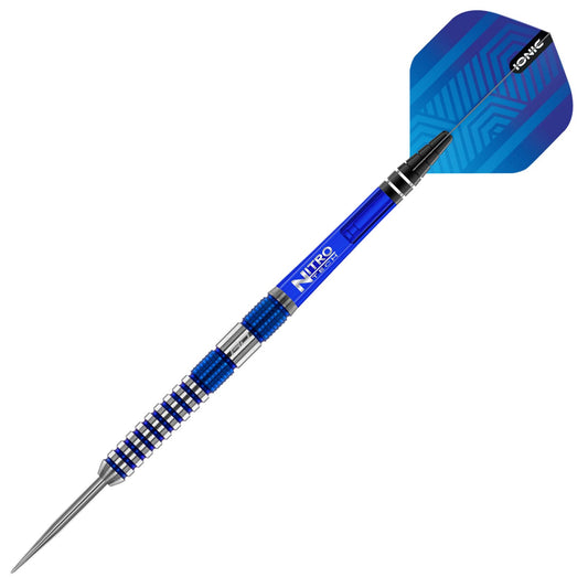RED DRAGON Polaris: 24 gram Tungsten Professional Darts Set with Flights and Nitrotech Shafts (Stems)