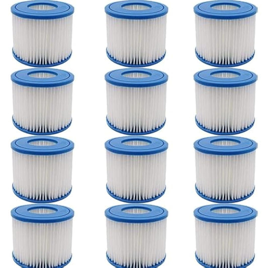 SUDS-ONLINE Compatible Bestway Filter Cartridge VI Replacement FOR Miami, Vegas, Monaco, Palm Springs 6 x Twin Pack