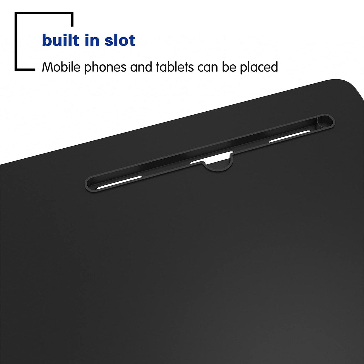 sogesfurniture 80 * 40cm Laptop Table Sofa Table Side Height Adjustable, Mobile Computer Stand Laptop Notebook Desk PC Stand Portable
