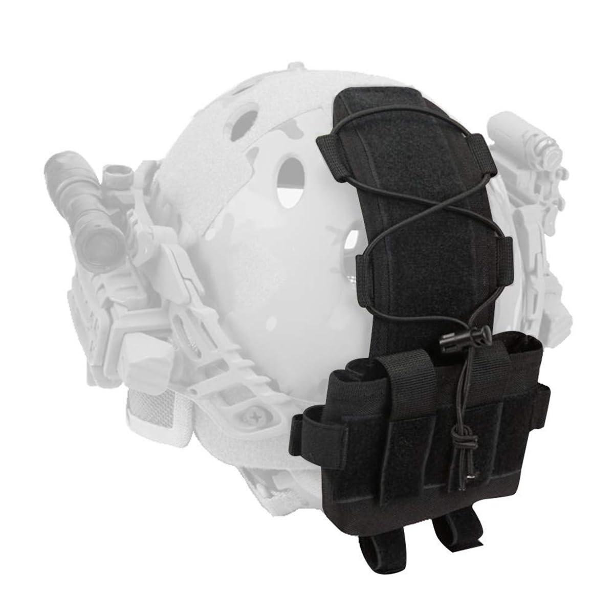 Namvo Durable Helmet Battery Pack Tactical Nylon Counterweight Storage Pouch For Mountaineering Climbing Adventure Pouch Attaches To Helmet And Belt.