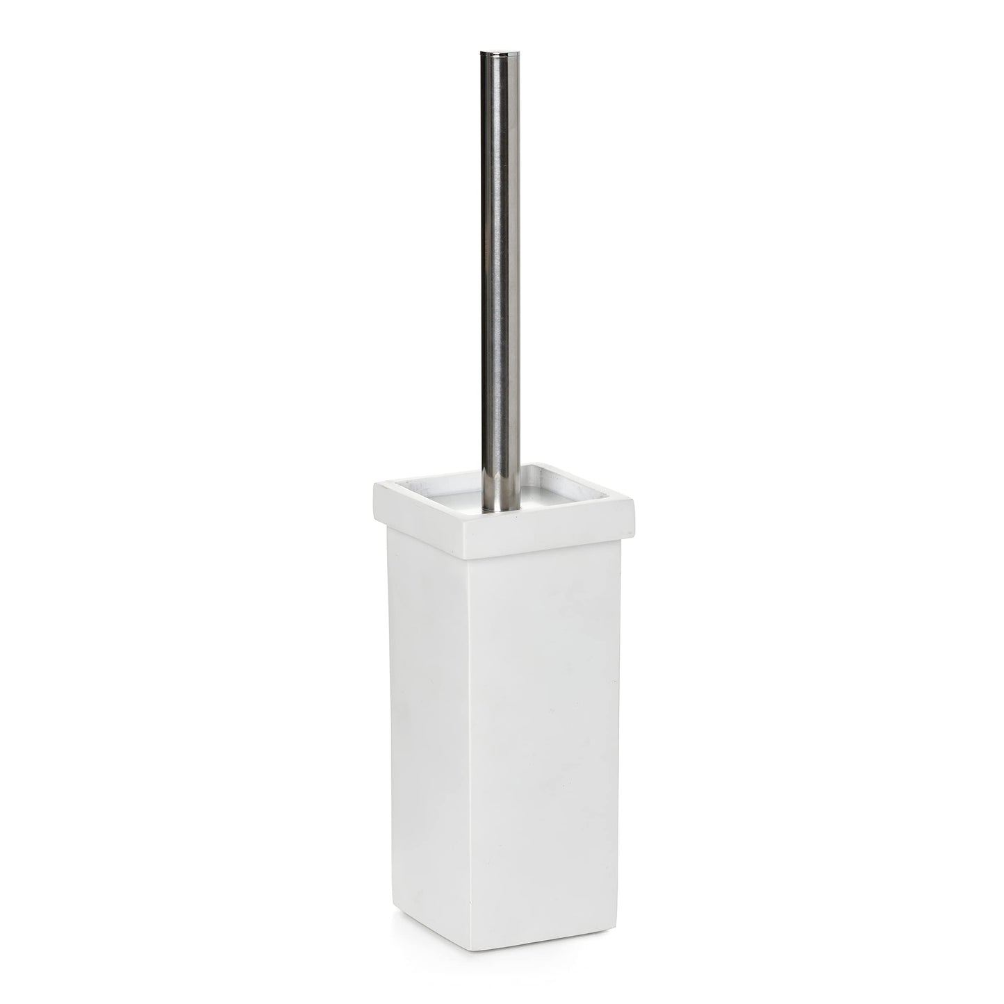 TATAY Toilet Brush | High-Strength Polyresin | Decorative and Elegant Design | Functional Toilet Brushes | 7.5 x 7.5 x 35 cm - Iconik Collection -