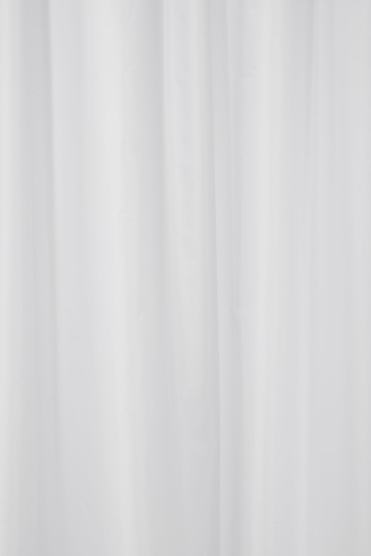 Croydex Professional Plain White Water-Resistant Textile Shower Curtain 2000 X 2000mm