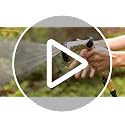 FANHAO Professional Heavy Duty Garden Hose Spray Gun, 100% Metal Thumb Control Hose Gun with 8 Spray Patterns, High Pressure Hose Nozzle for Lawn & Plant Watering, Car & Pet Washing