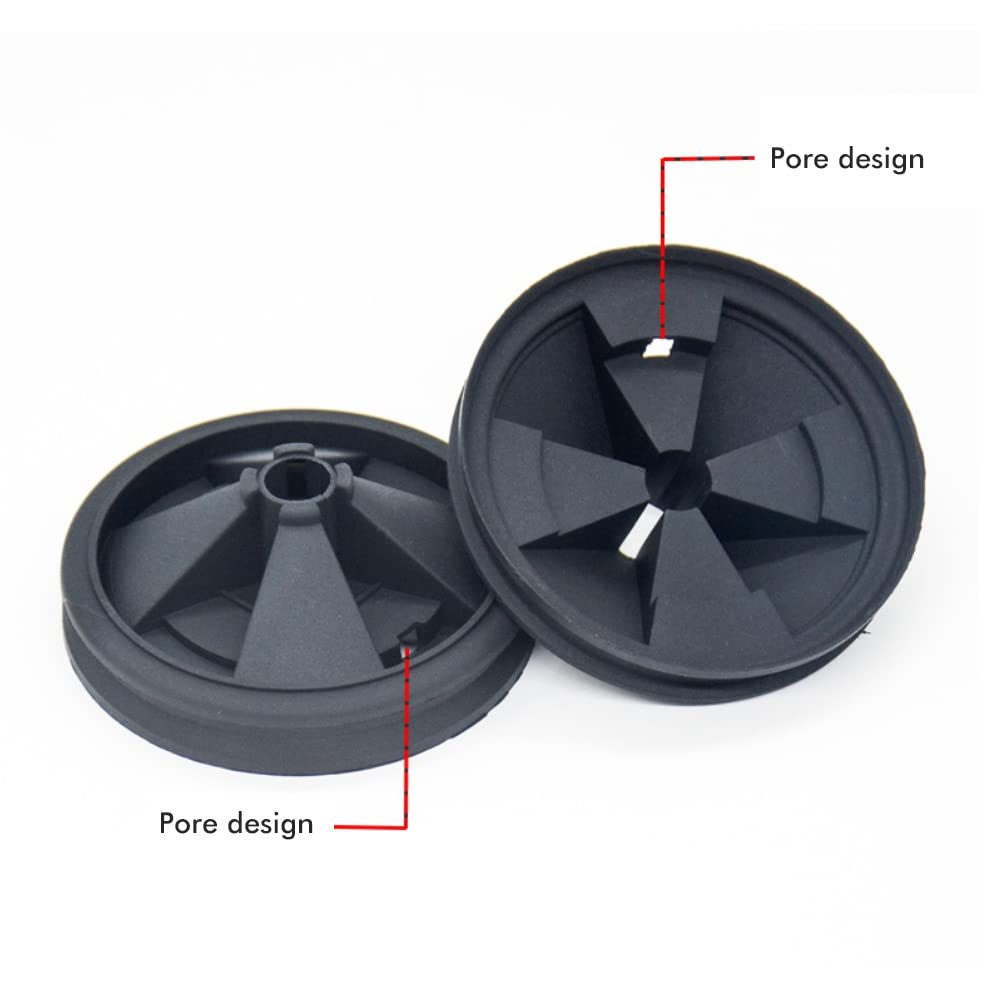 Garbage Disposal Splash Guard, 3 3/8" for Evolution Series QCB-AM Kitchen Sink Baffle Rubber Drain Cover 2022 Upgraded Removable Quiet Collar EPDM
