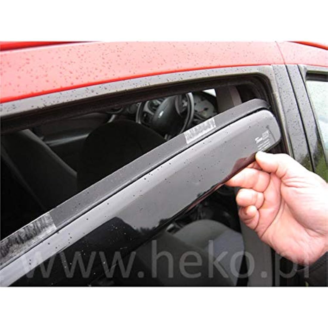 HEKO-28232 SEAT LEON mk2 2005 - up Heko Wind Deflectors Tinted 4pcs set
