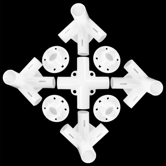 Namvo 9Pcs Gazebo Connector Set – Durable Replacement Parts for Gazebo Awning Tent Feet, Corner & Center Accessories for Outdoor Camping, Parties