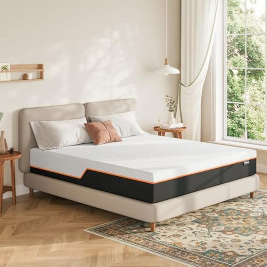 Vesgantti Small Double Mattress, 16CM Gel Memory Foam Small Double Mattress for Cool Sleep & Pressure Relief - Medium, 120x190x16CM, CertiPUR-US Certified