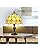 MIAOKE Stained Style Table Lamp, Bedside Lamp Vintage Desk Lamp Antique Art Craft Gifts Lovers Child Living Room Bedroom Study Bookshelf Desk Light