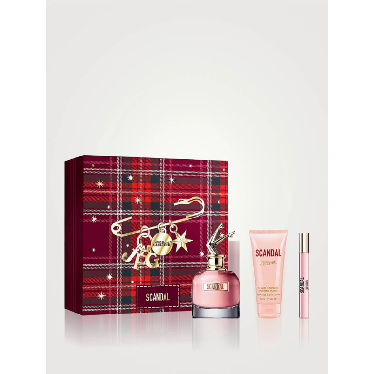 Jean Paul Gaultier Scandal Gift Set (Eau De Parfum Spray 80ml Body Lotion 75ml Eau De Parfum Spray 10ml)