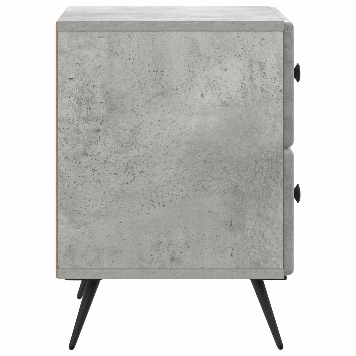 vidaXL Bedside Cabinet with Drawer Concrete Grey 43 x 34.5 x 47.5 cm