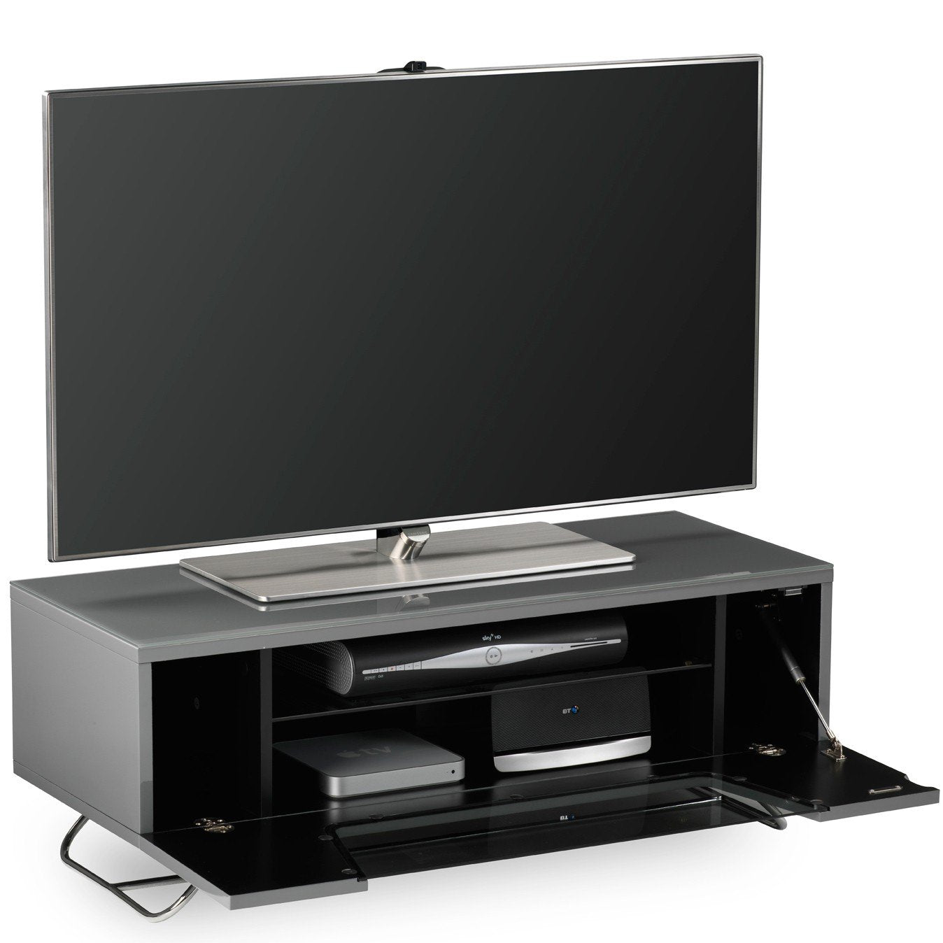 Alphason Chromium 2 1000 TV Cabinet - Grey