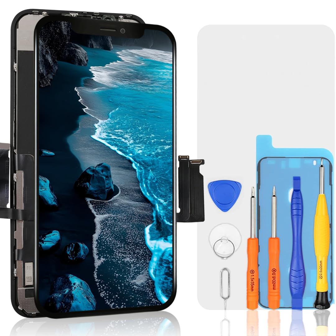 bokman for iPhone XR LCD Screen Replacement Black Display Assembly Front Panel